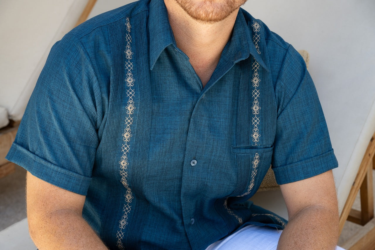 Guayabera Uxmal Petro